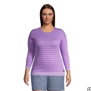 NEW Lands End Women’s Plus reversible top size 1X